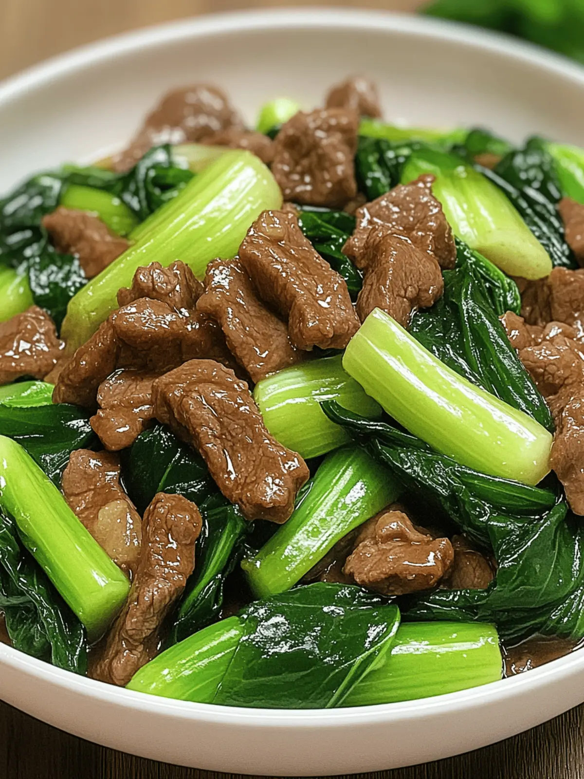 Savor the Quick Bok Choy Stir-Fried Beef in 20 Minutes 2 Bok Choy Stir-Fried Beef