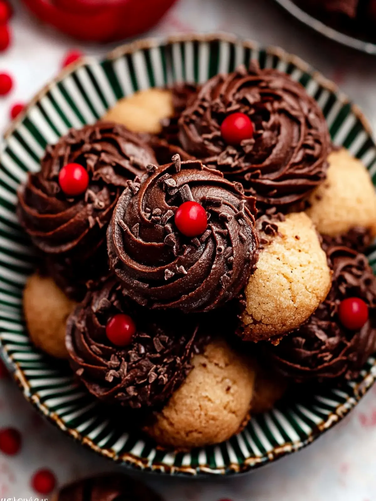 Delicious Piped Chocolate Butter Cookies You ll Love to Bake 4 Piped Chocolate Butter Cookies