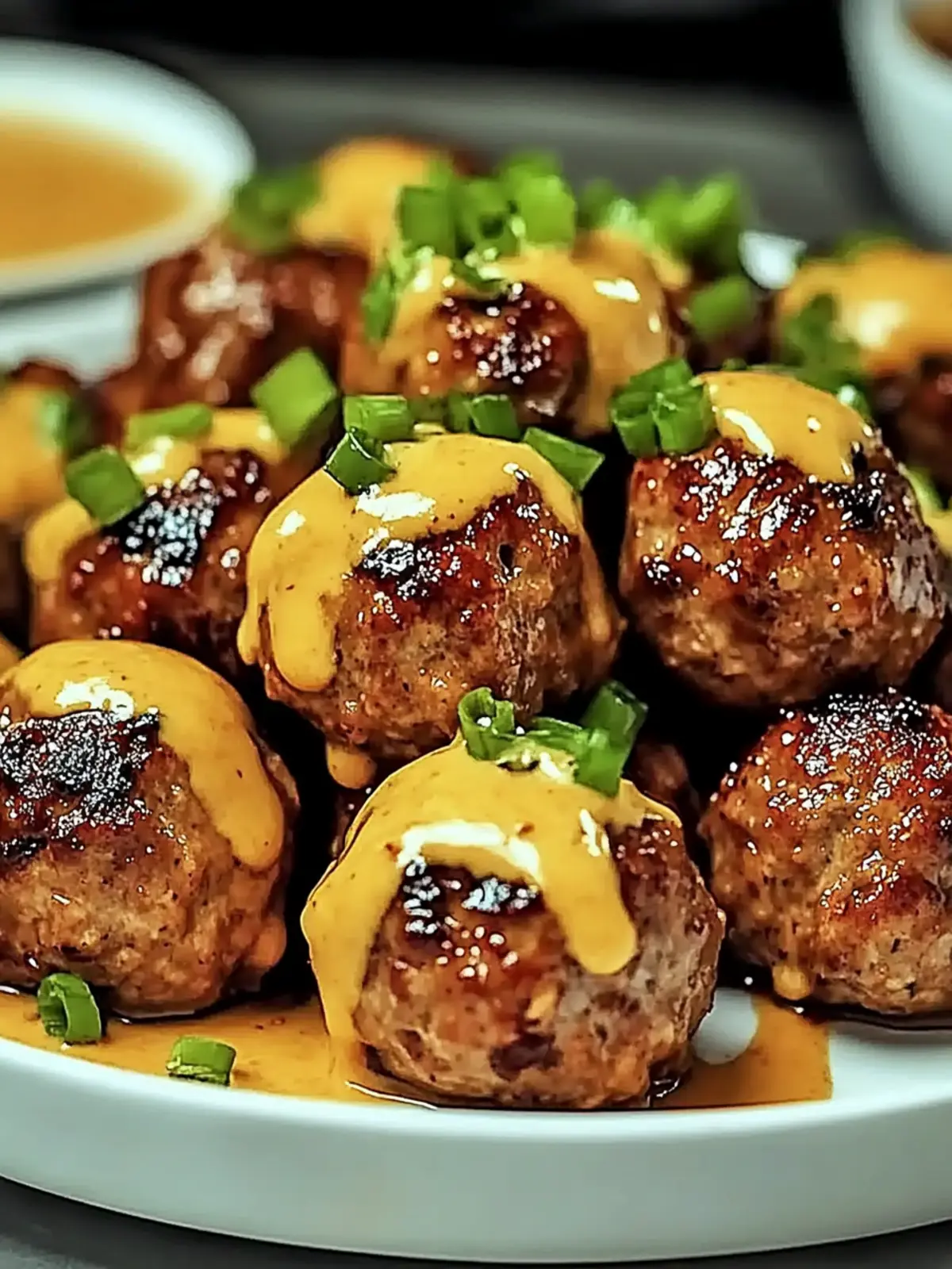 Juicy Korean BBQ Meatballs with Spicy Mayo: A Flavor Adventure 4 Juicy Korean BBQ Meatballs with Spicy Mayo