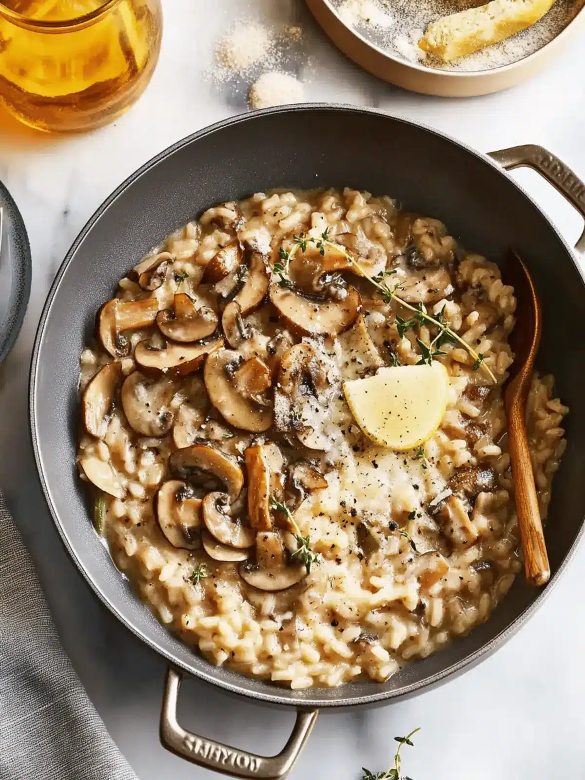 Irresistible Mushroom Risotto: Creamy Comfort in Every Bite 2 Mushroom Risotto