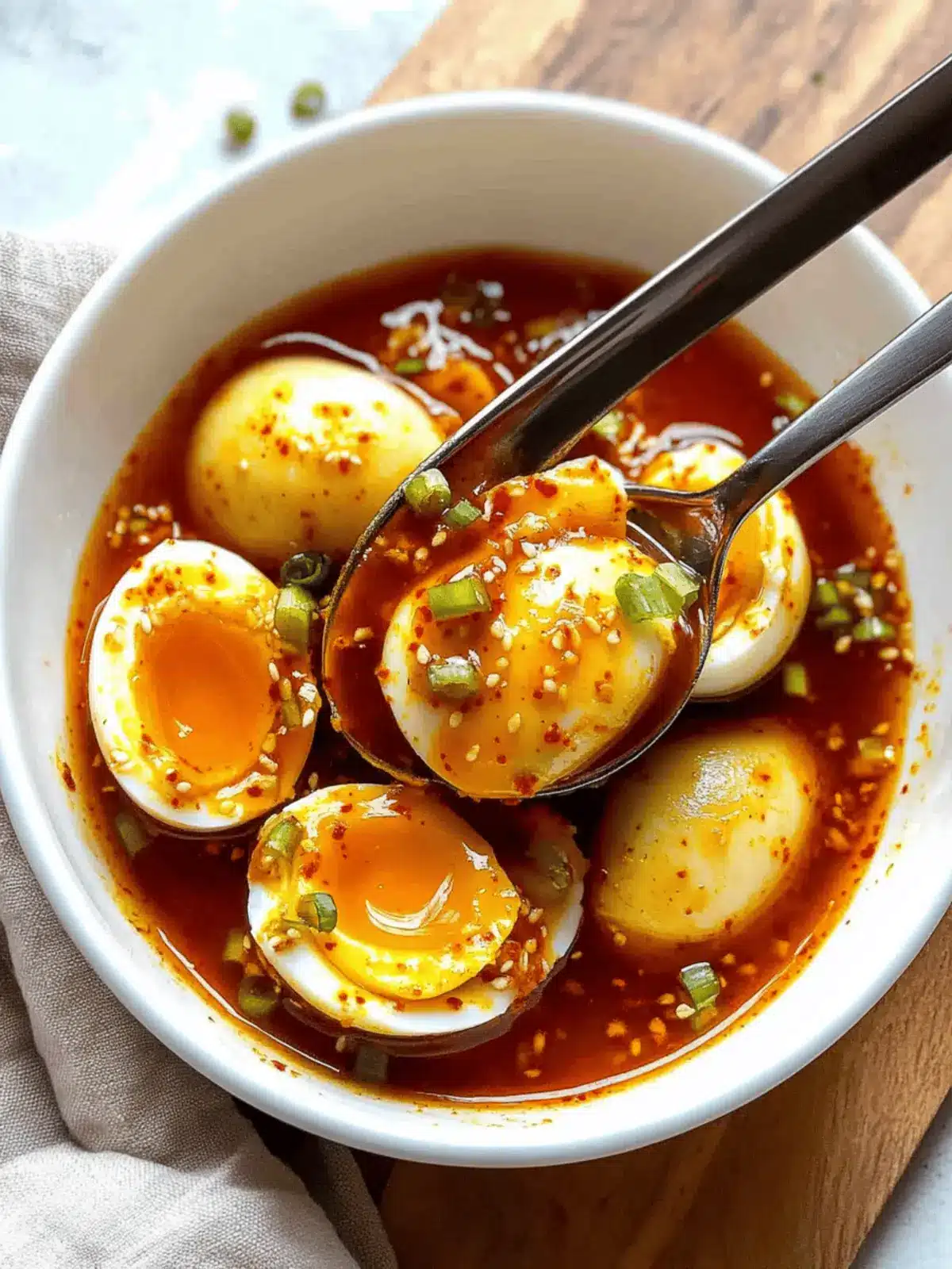 Spicy Gochujang Eggs: Elevate Your Breakfast Game Today 2 Spicy Gochujang Eggs