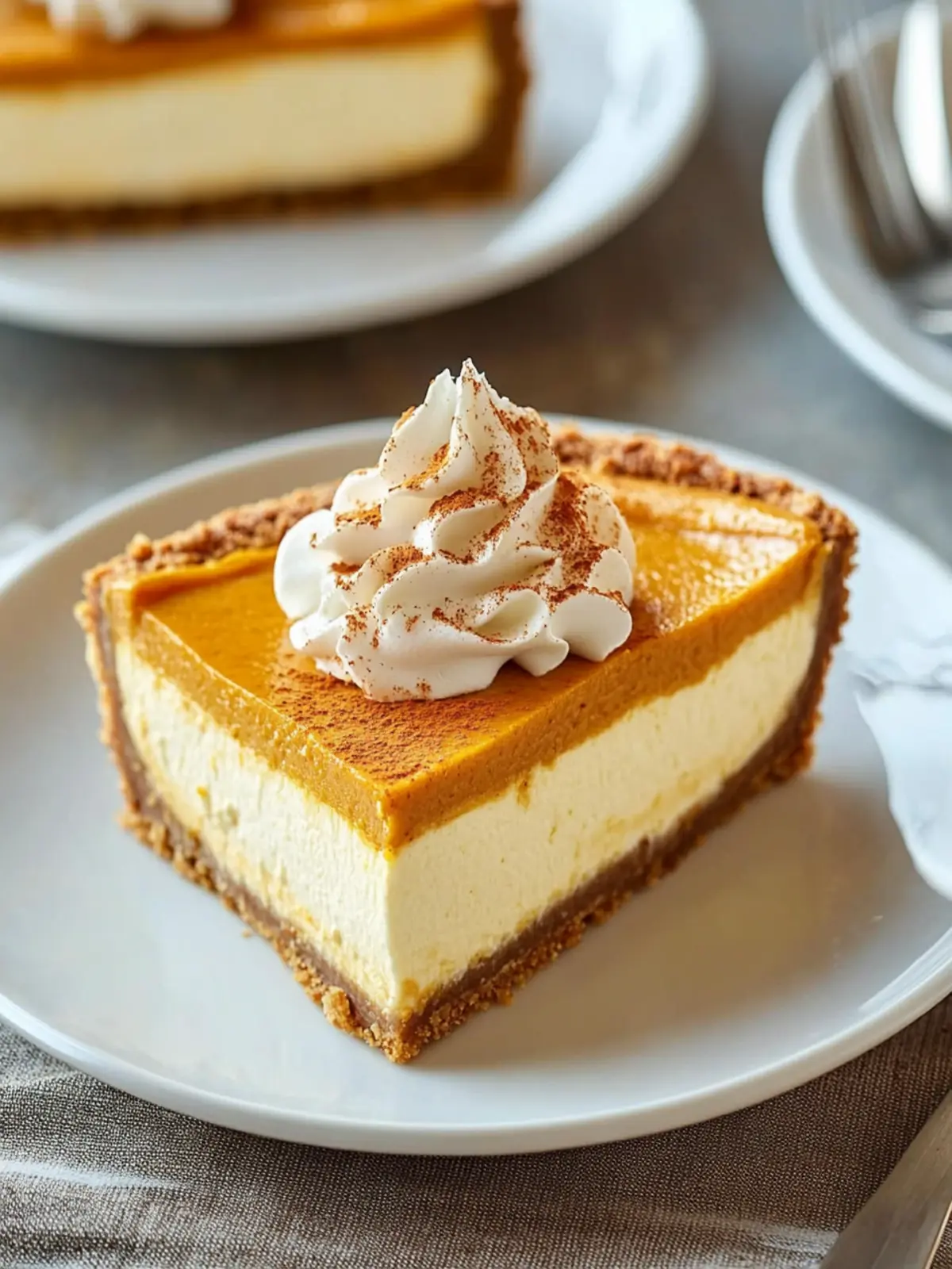 Easy Pumpkin Pie Cheesecake - A Slice of Fall Happiness 3 Easy Pumpkin Pie Cheesecake