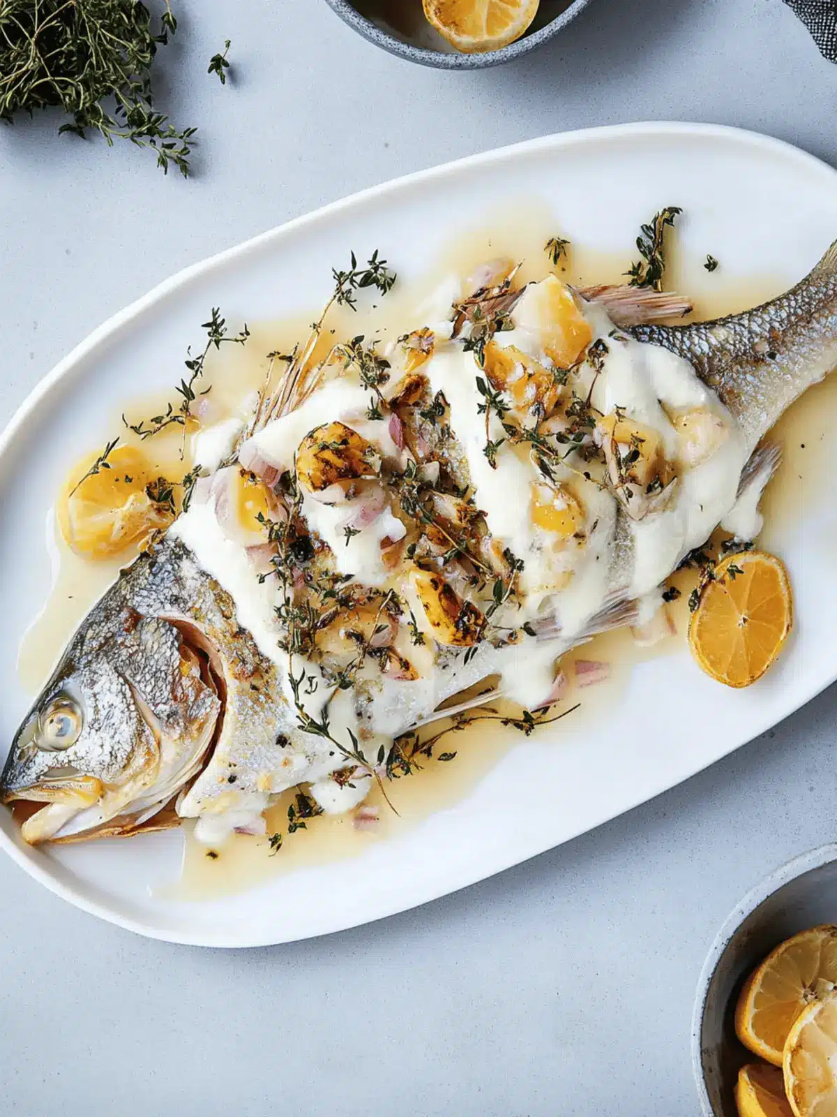 Savory Whole Roasted Trout with Citrus and Fresh Herbs 2 Whole Roasted Trout