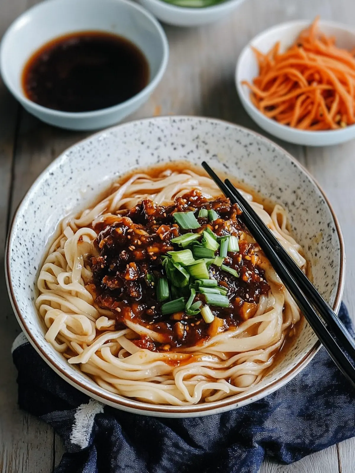 Savor Authentic Zha Jiang Mian: Irresistible Pork Belly Noodles 3 Zha Jiang Mian (Beijing Fried Sauce Noodles)