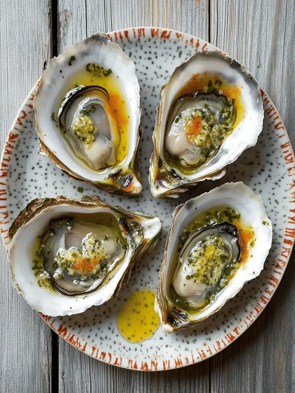 Grilled Oysters with Savory Butter: A Summer Delight 2 Grilled Oysters with Savory Butter