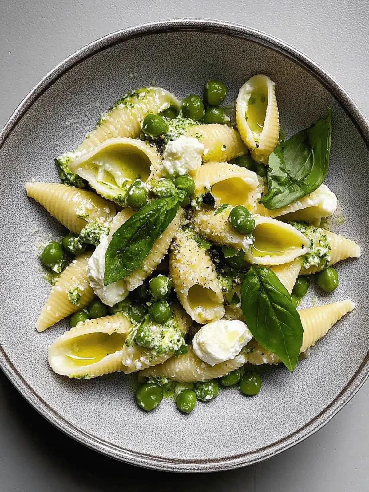 Delicious Conchiglioni with Ricotta and Petits Pois Made Easy 3 Conchiglioni with ricotta and petits pois