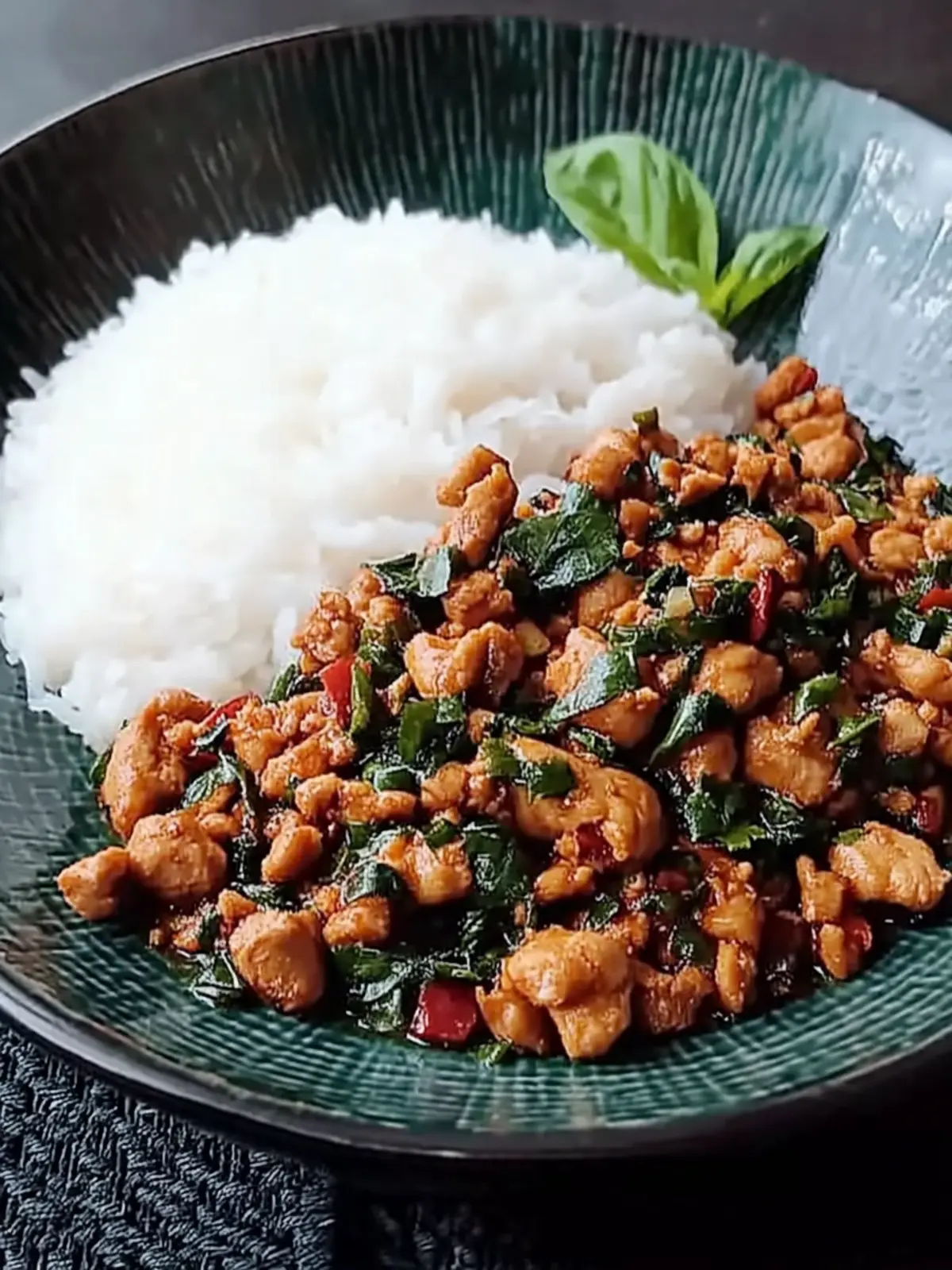 Irresistible Spicy Thai Basil Chicken Pad Krapow Gai Recipe 2 Spicy Thai Basil Chicken (Pad Krapow Gai)