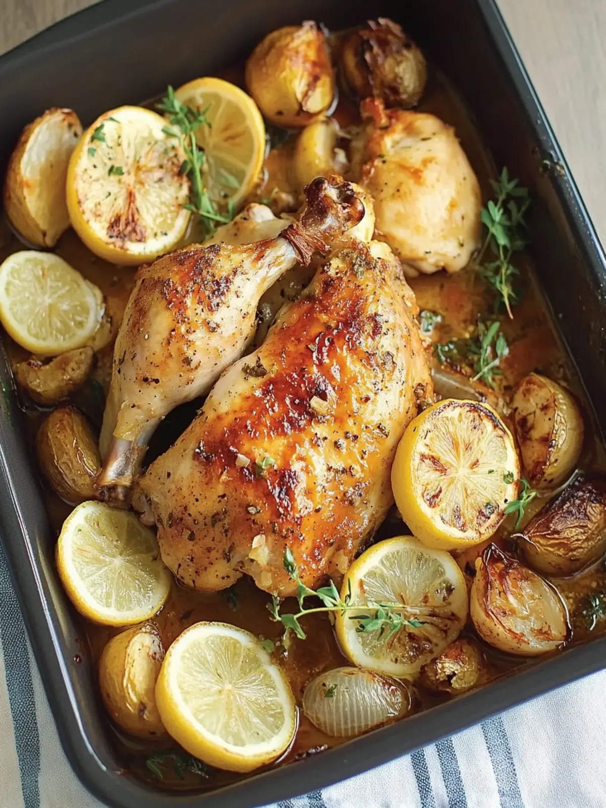 Lemon Roasted Chicken: A Zesty Twist on Comfort Food 3 Lemon Roasted Chicken