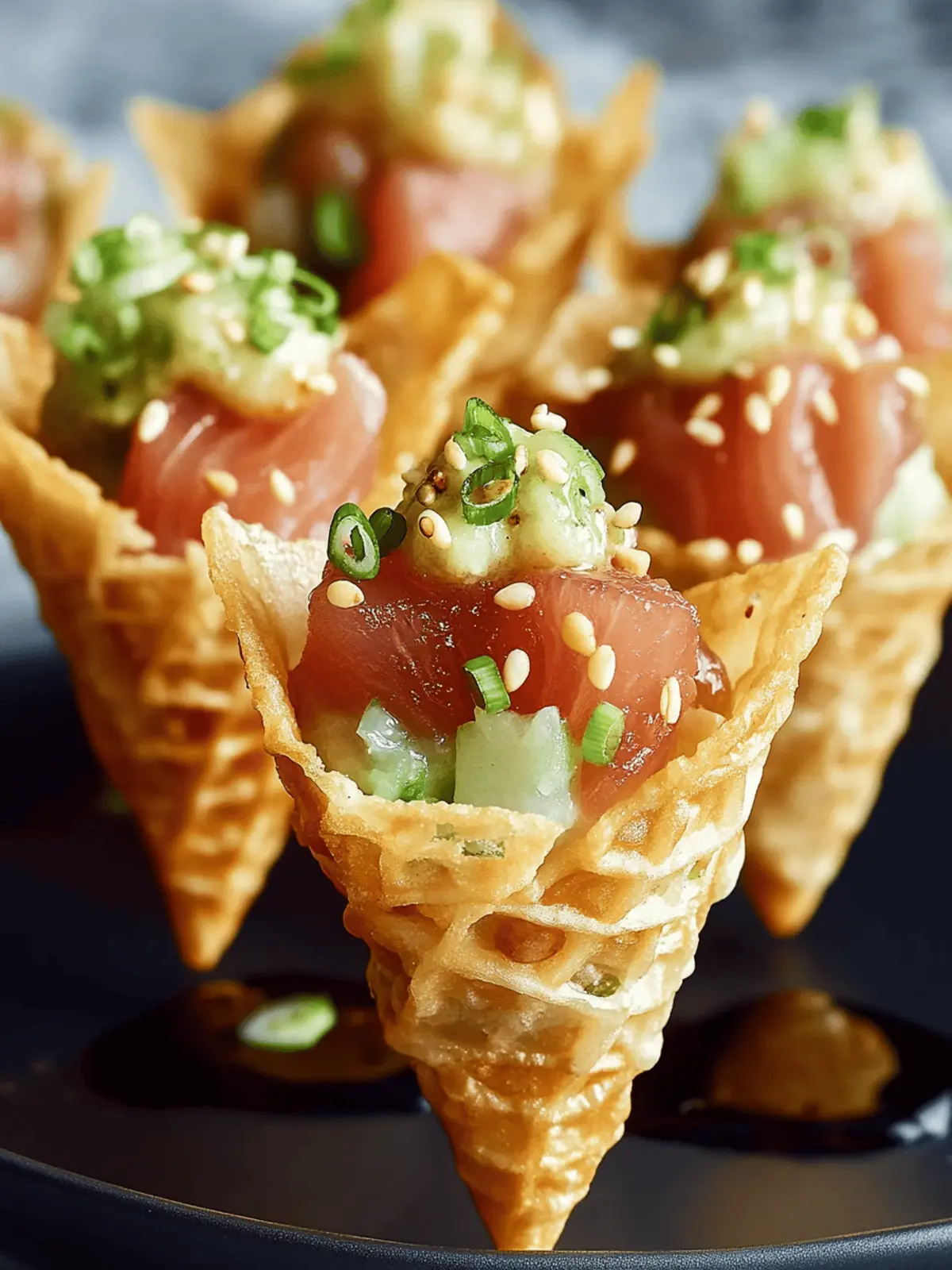 Creative Sushi Wonton Cones That Will Wow Your Taste Buds 4 Creative Sushi Wonton Cones