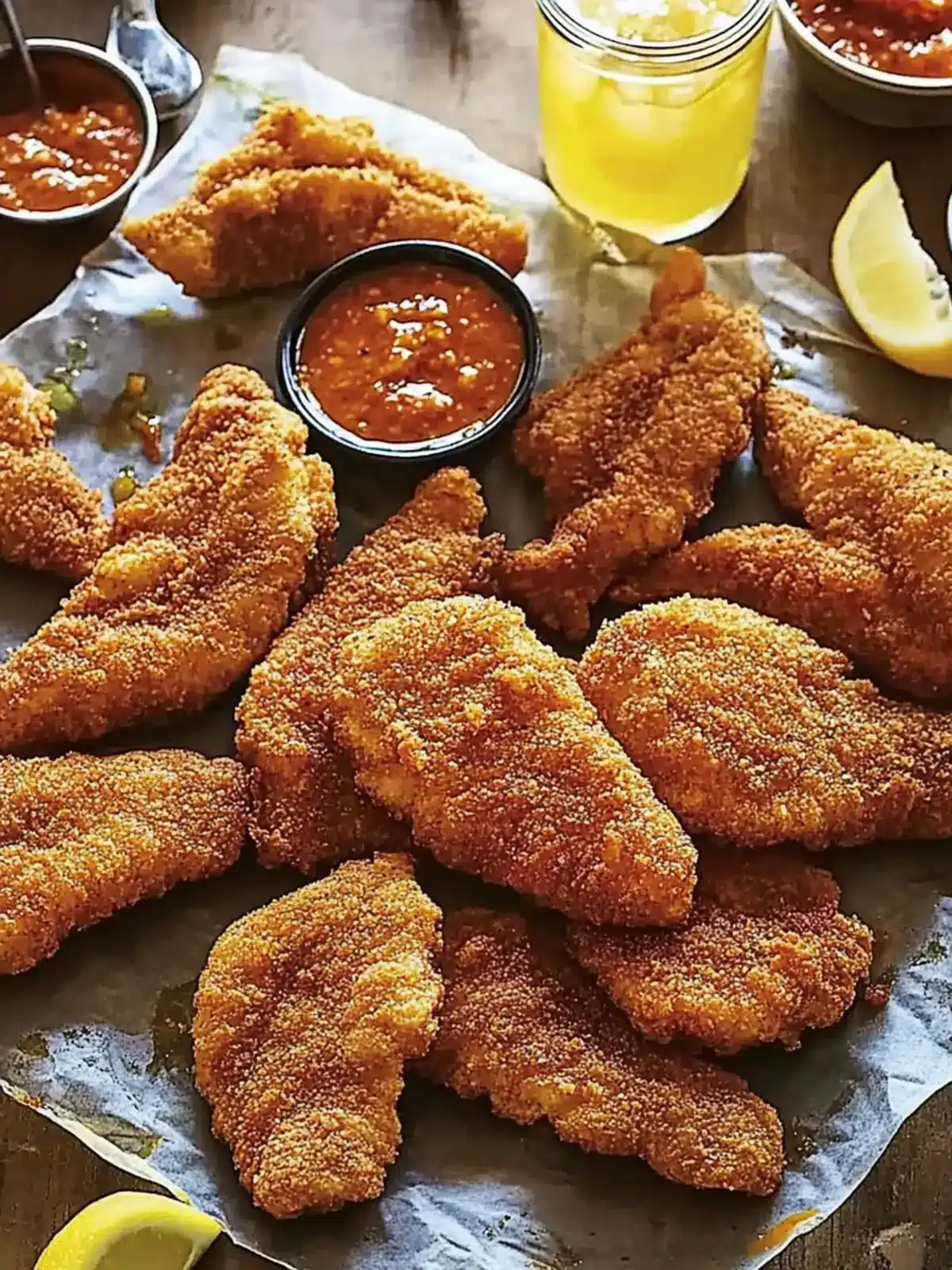 Mom's Fried Catfish with Hot Sauce: A Flavor Explosion! 3 Mom's Fried Catfish with Hot Sauce