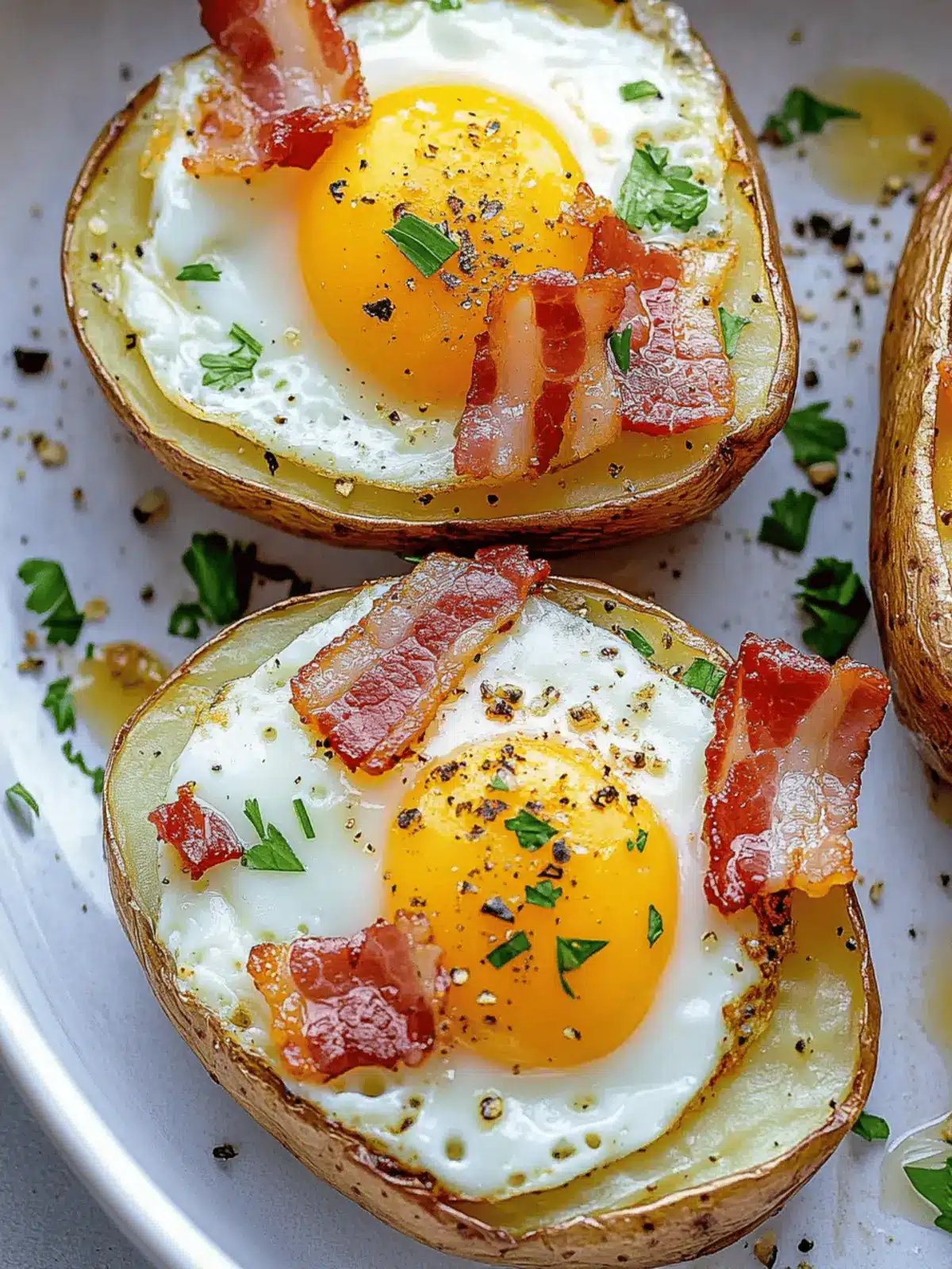 Double Baked Bacon & Egg Potatoes for Ultimate Comfort Food 3 Double Baked Bacon & Egg Potatoes for Ultimate Comfort Food