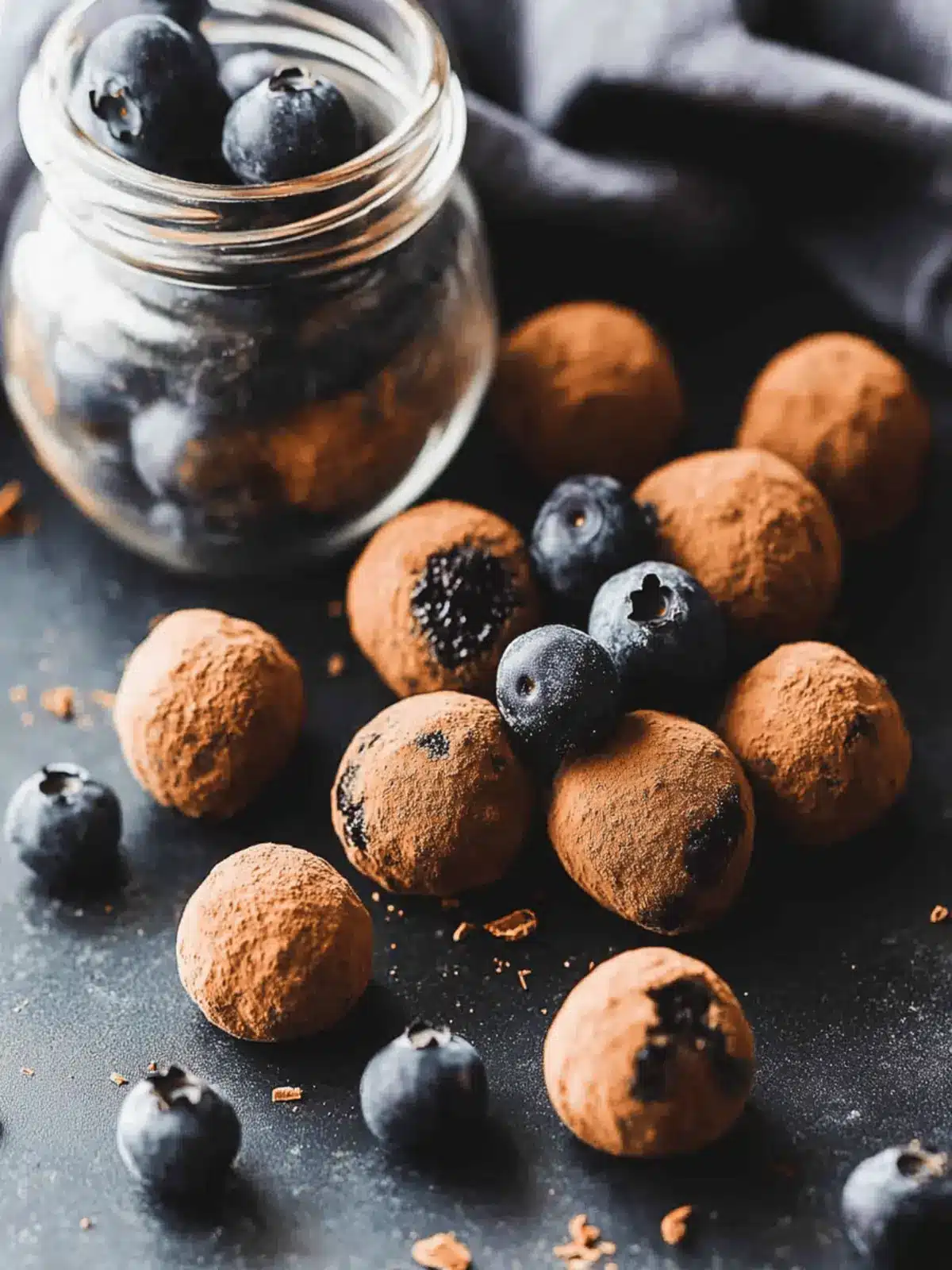 Decadent Vegan Chocolate Truffles with Blueberries You ll Love 4 Decadent Vegan Chocolate Truffles with Blueberries You ll Love