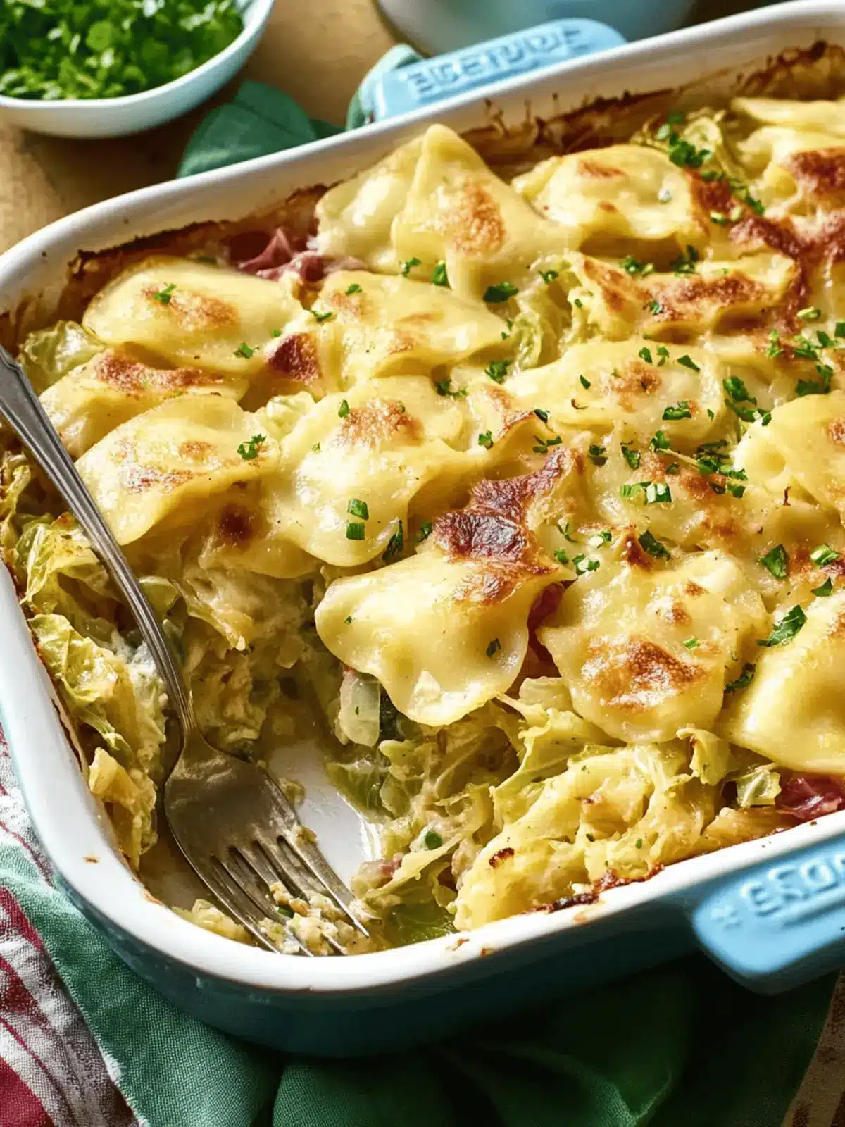 Delicious Pierogi Cabbage Casserole for Cozy Nights In 3 Pierogi Cabbage Casserole