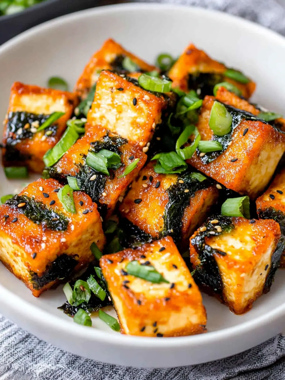 Crispy Seaweed-Wrapped Tofu for a Flavorful Twist 2 Crispy Seaweed-Wrapped Tofu