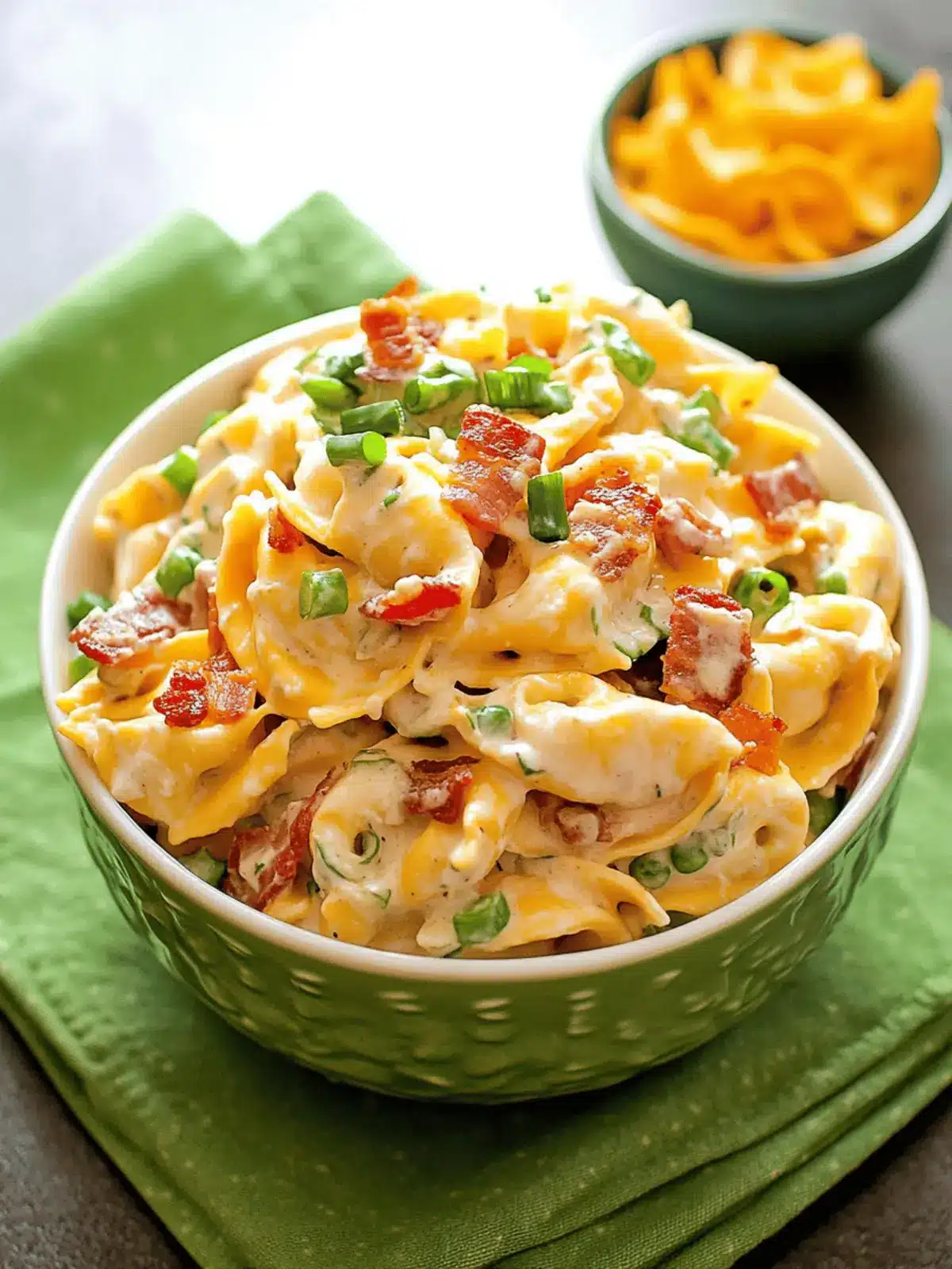 Cheddar Bacon Ranch Tortellini Salad for Epic Gatherings 3 Cheddar Bacon Ranch Tortellini Salad