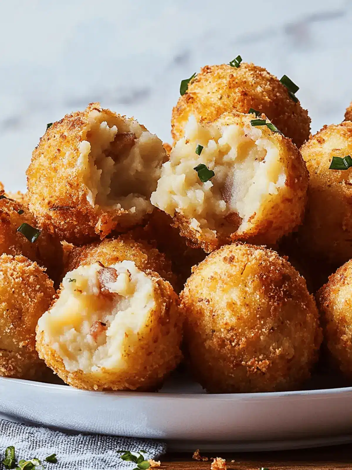 Crispy Fried Mashed Potato Balls: Comfort Food Delight 4 Crispy Fried Mashed Potato Balls: Comfort Food Delight