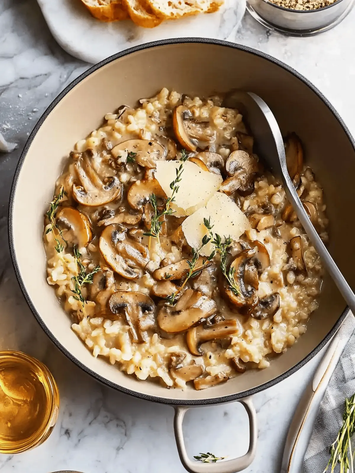 Irresistible Mushroom Risotto: Creamy Comfort in Every Bite 4 Mushroom Risotto