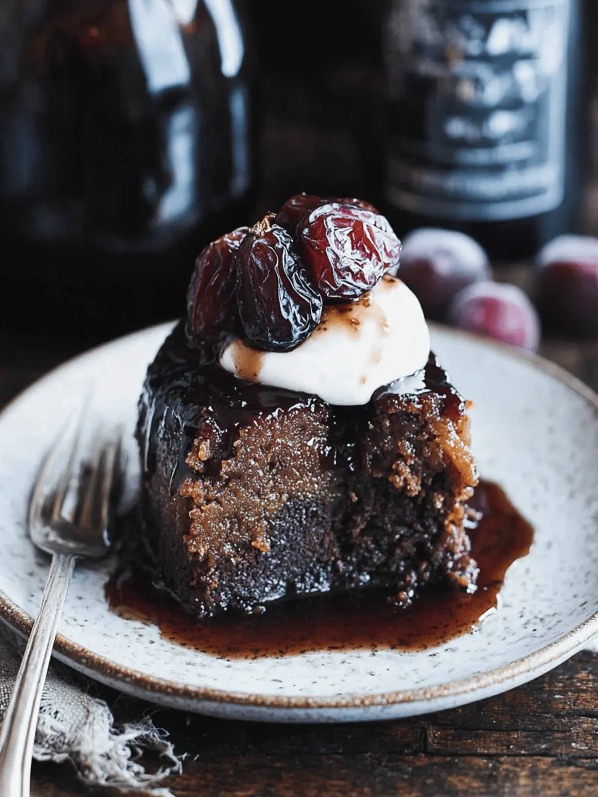 Boozy Sticky Date Pudding with Lush Pinot Noir Sauce 4 Boozy Sticky Date Pudding with Lush Pinot Noir Sauce