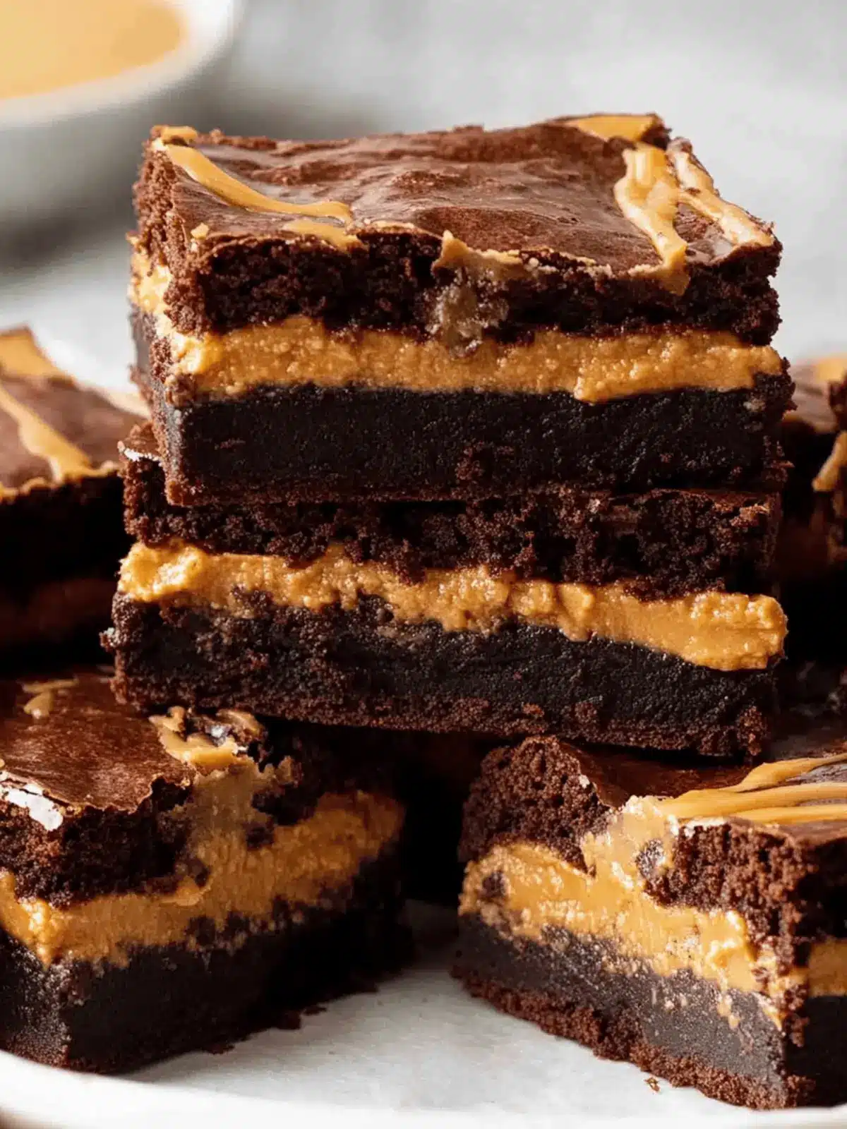Peanut Butter Stuffed Brownies That Will Melt Your Heart 2 Peanut Butter Stuffed Brownies