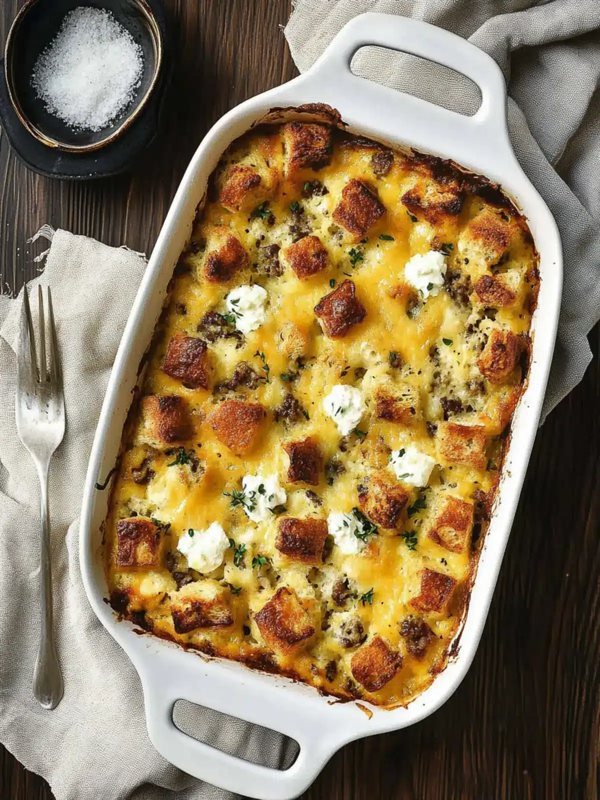 Savory Breakfast Casserole with Pork Sausage Delight 3 Breakfast Casserole