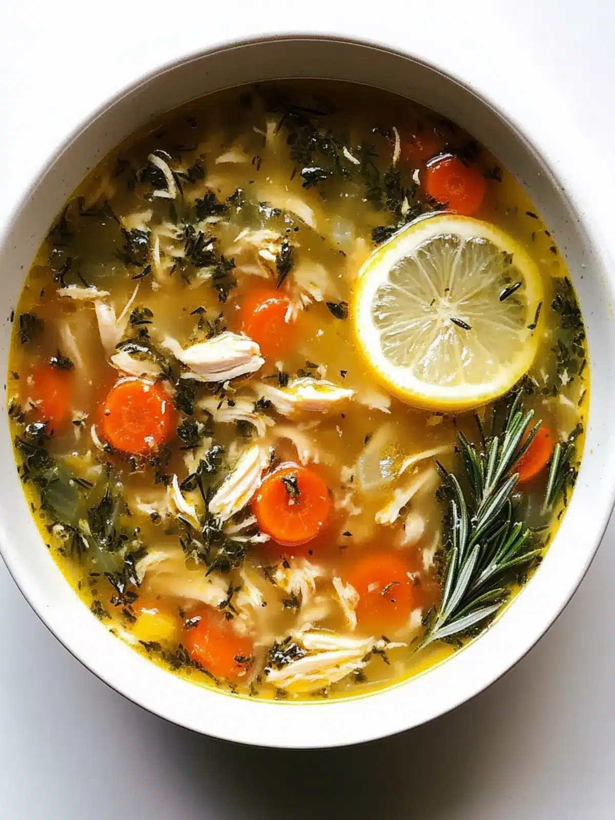Revitalize Dinner with Zesty Lemon Rosemary Chicken Soup 2 Lemon Rosemary Chicken Soup