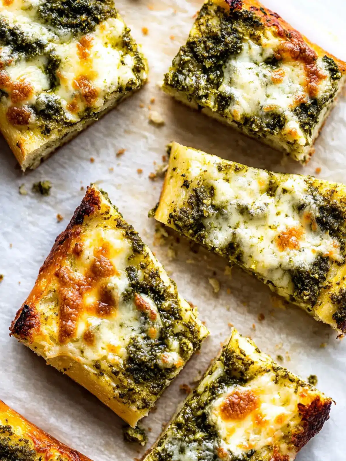 Cheesy Pesto Garlic Bread That Will Impress Everyone 2 Cheesy Pesto Garlic Bread