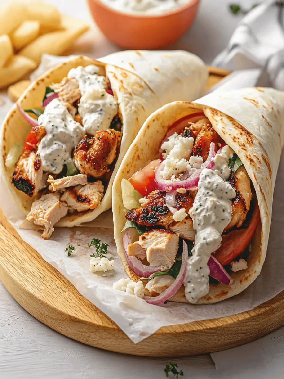 Savory Easy Chicken Gyros for Quick Delicious Meals 4 Easy Chicken Gyros