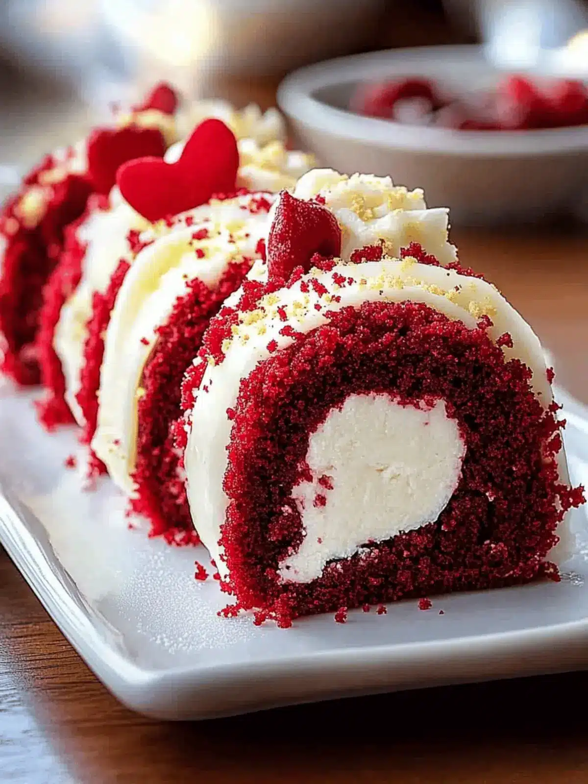Red Velvet Cheesecake Sushi Roll Dessert You'll Adore 2 Red Velvet Cheesecake Sushi Roll Dessert