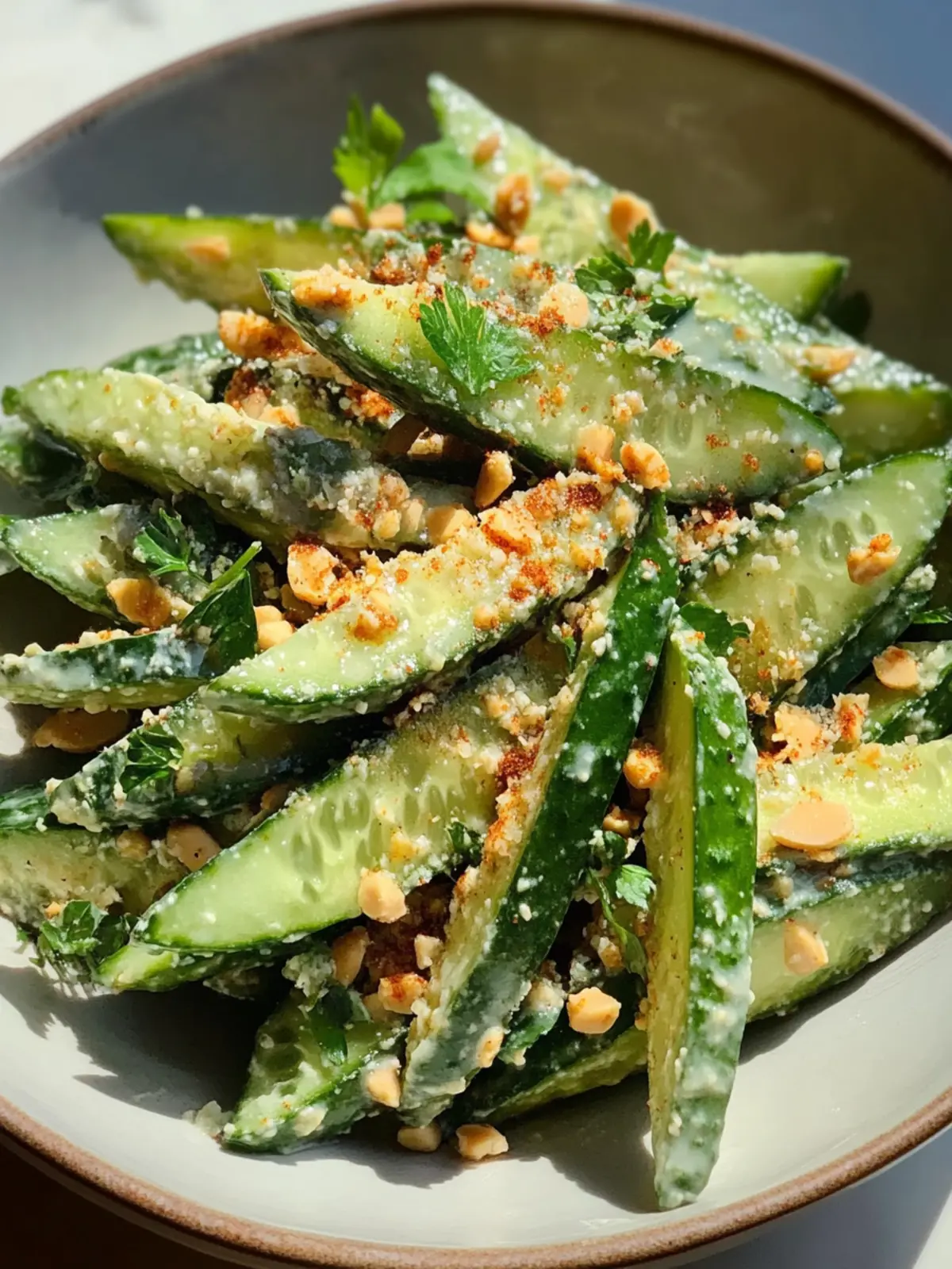 Spicy Cucumber Peanut Tahini Salad That Will Wow Your Tastebuds 2 Spicy Cucumber Peanut Tahini Salad
