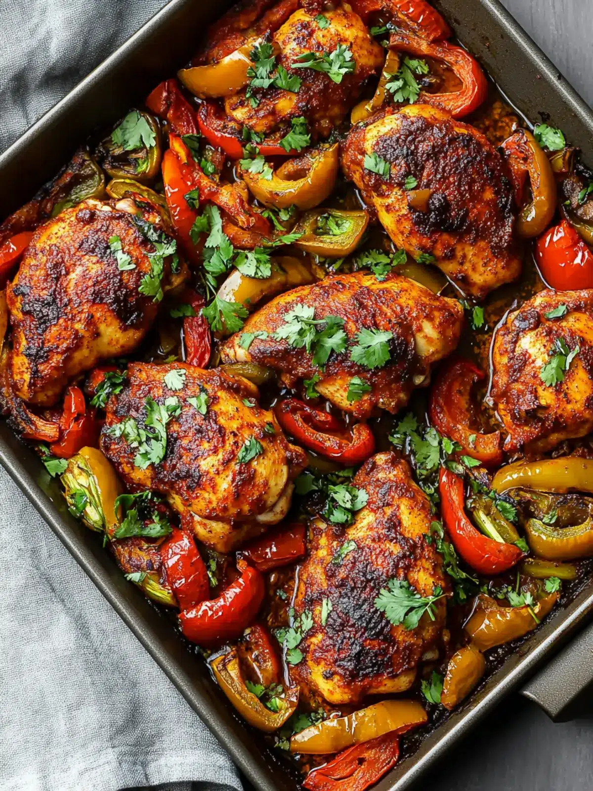 Sheet Pan Smoky Paprika Chicken with Roasted Peppers Magic 4 Sheet Pan Smoky Paprika Chicken with Roasted Peppers