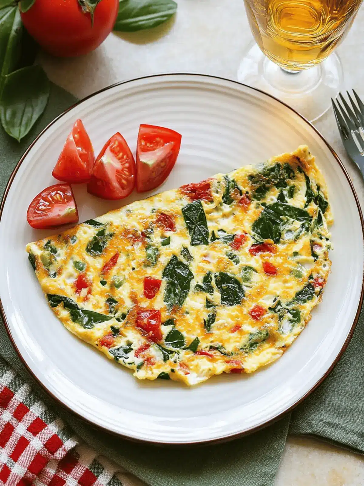 Delicious Egg White Omelette Packed with Fresh Veggies 4 Egg White Omelette
