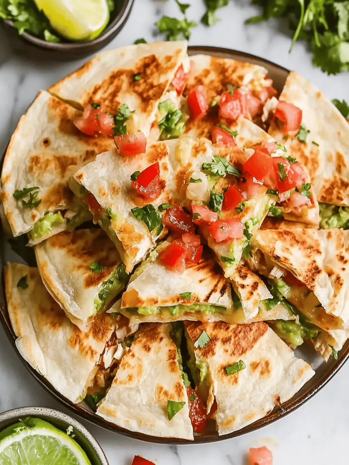 Easy Chicken Quesadillas: Quick Dinner Bliss in 20 Minutes 3 Easy Chicken Quesadillas