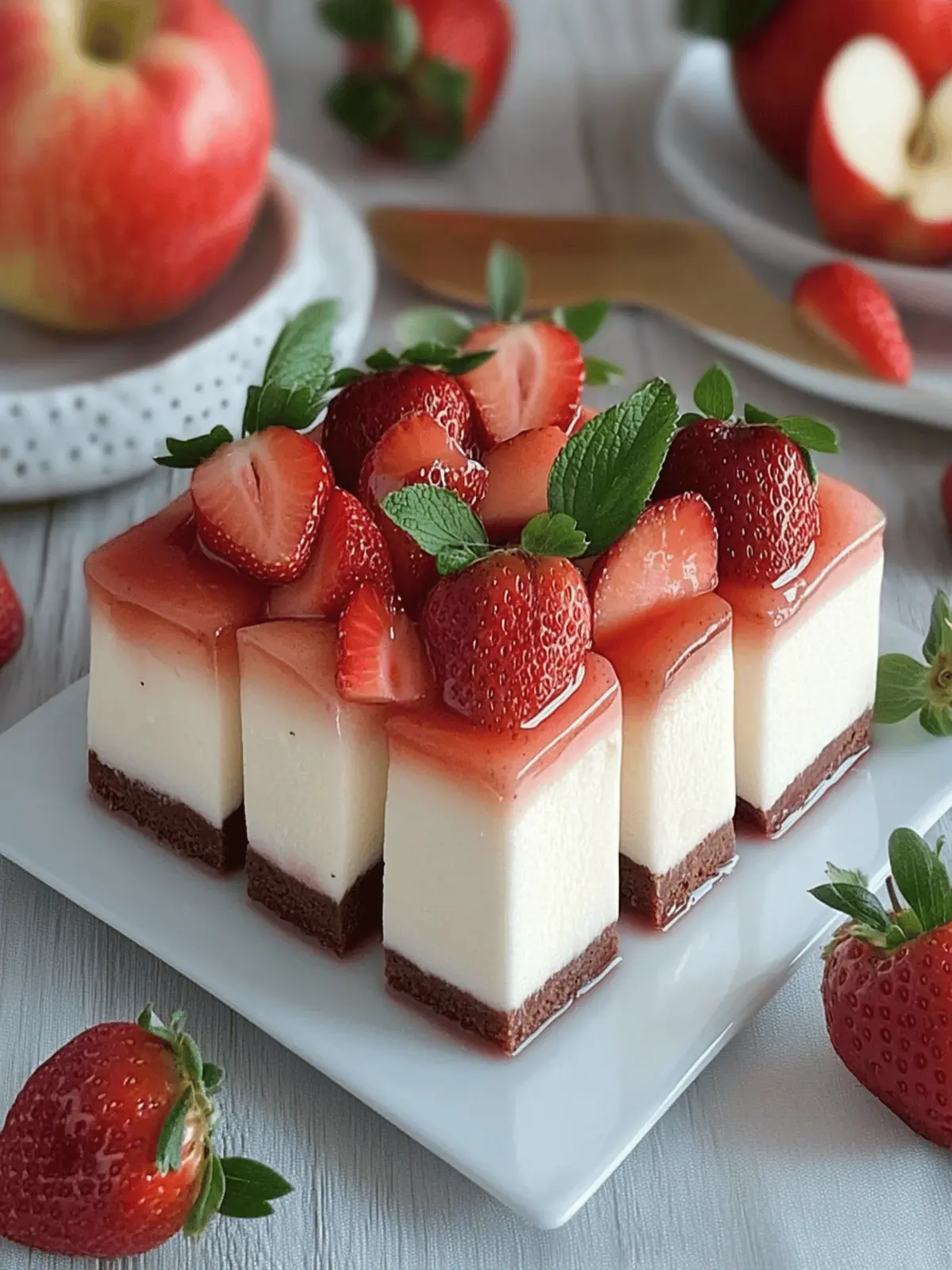 Delight in Apple and Strawberry Dessert Harmony Layers 4 Apple and Strawberry Dessert Harmony
