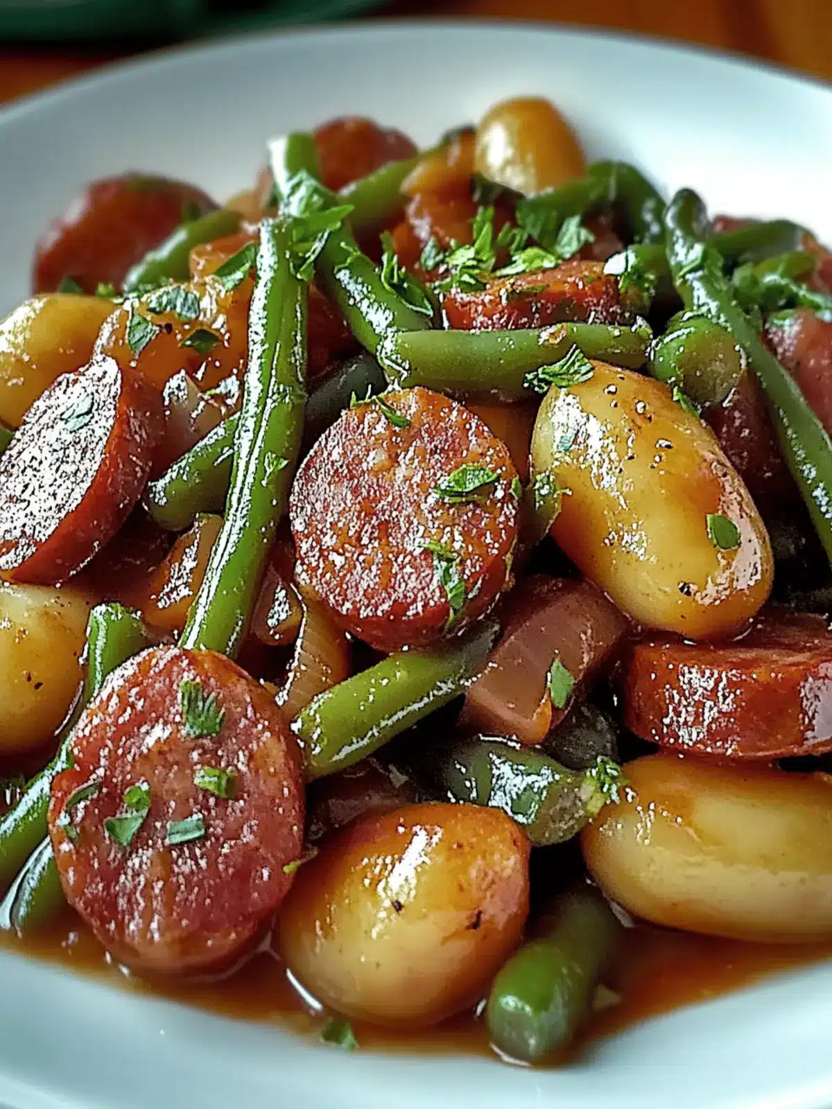 Crockpot Kielbasa and Green Beans: Cozy Comfort in a Bowl 4 Crockpot Kielbasa and Green Beans
