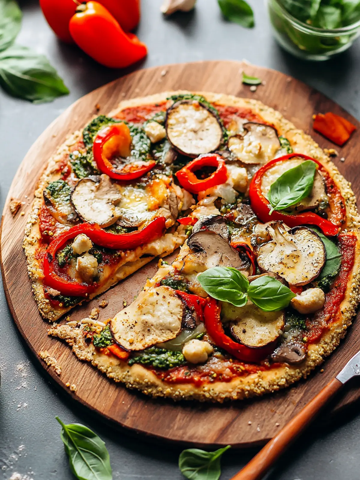 Delicious Vegan Cauliflower Pizza Crust You ll Love to Bake 4 Vegan Cauliflower Pizza Crust