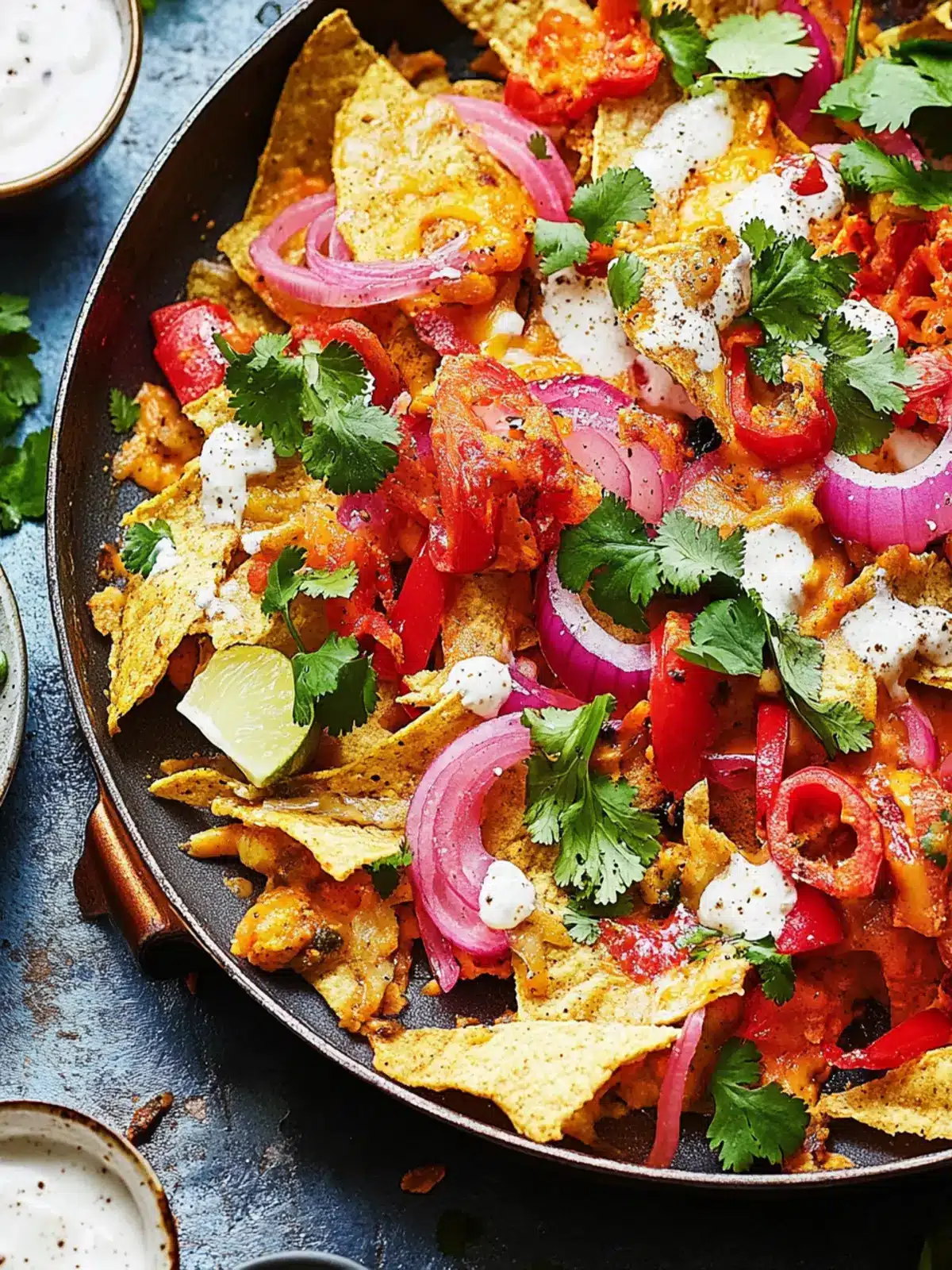 Festive Curried Nachos: A Flavor-Packed Party Delight 3 Festive curried nachos