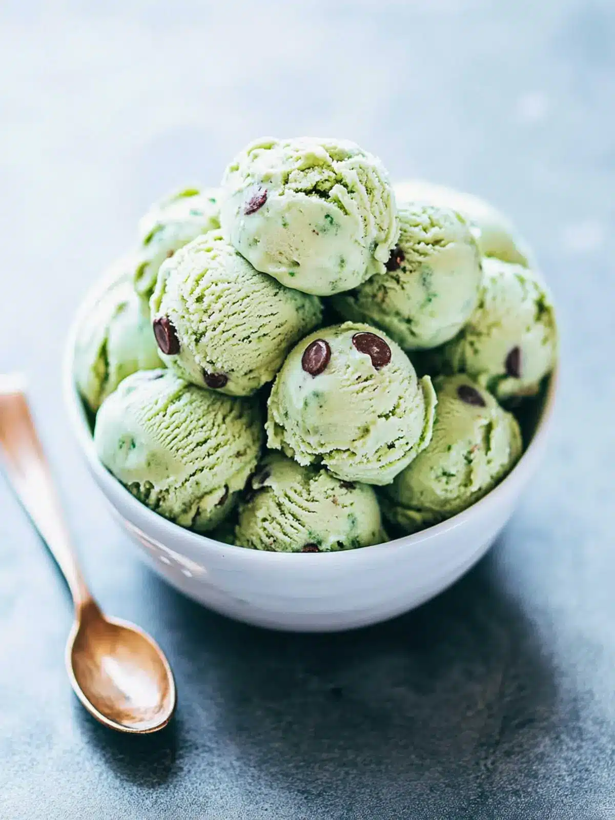 Dairy-Free Mint Chocolate Chip Ice-Cream You'll Crave! 4 Mint Chocolate Chip Ice-Cream