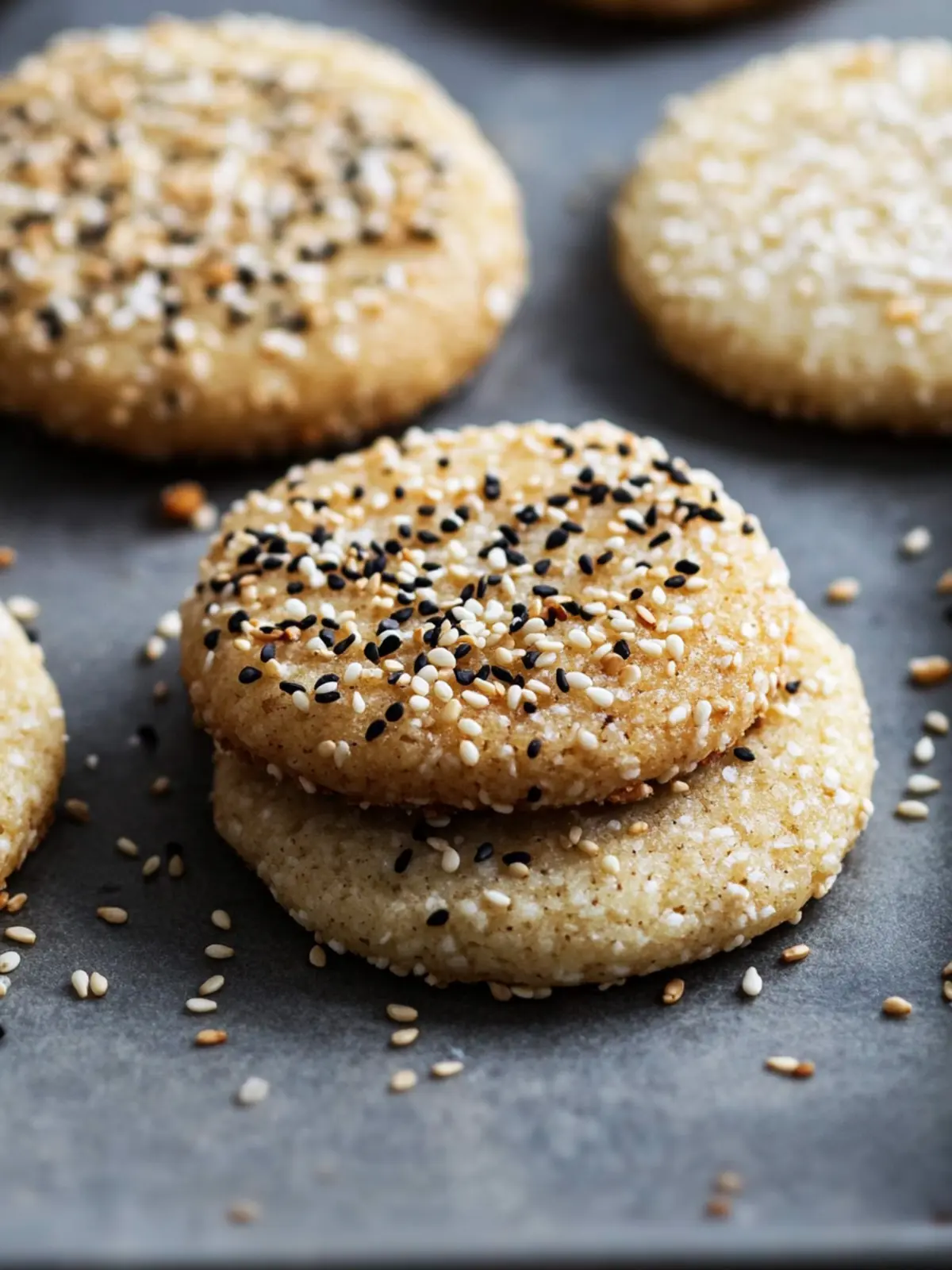 Gomashio Cookies: Sweet & Salty Bliss for Every Snack Time 3 Gomashio (Sesame Salt) Cookies