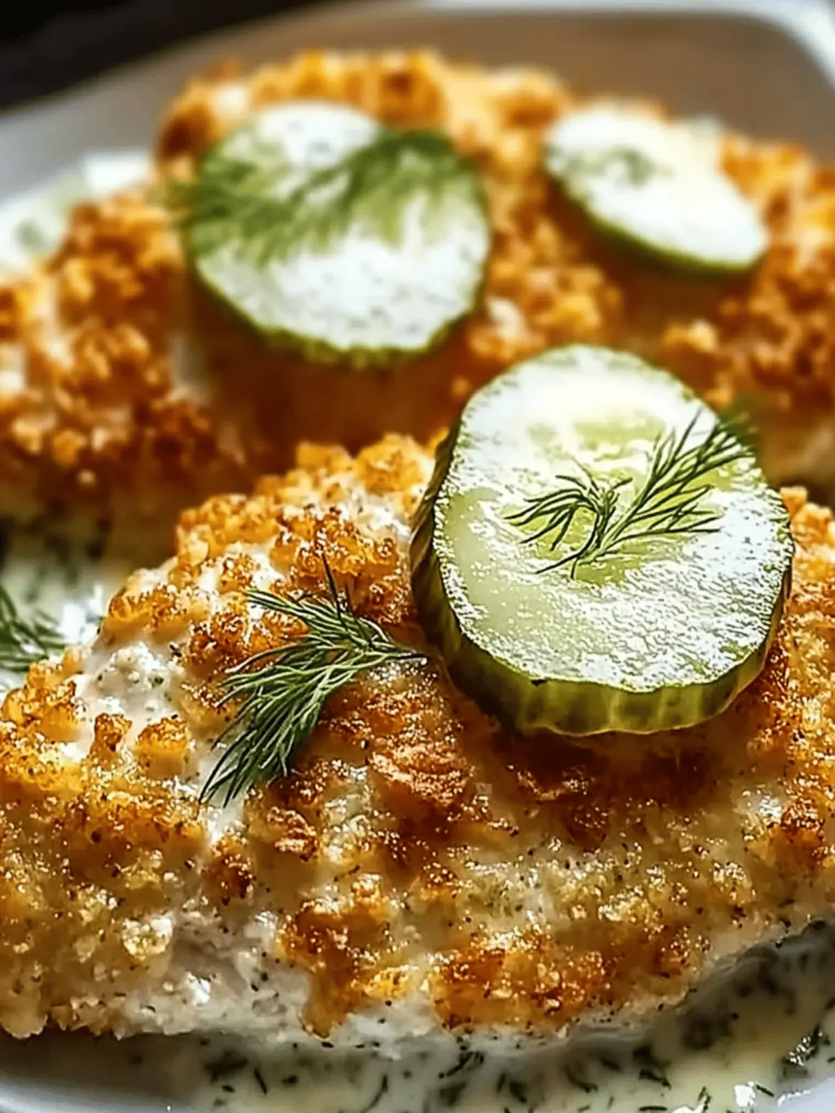 Crispy Dill Pickle Parmesan Chicken You Can't Resist 2 Crispy Dill Pickle Parmesan Chicken