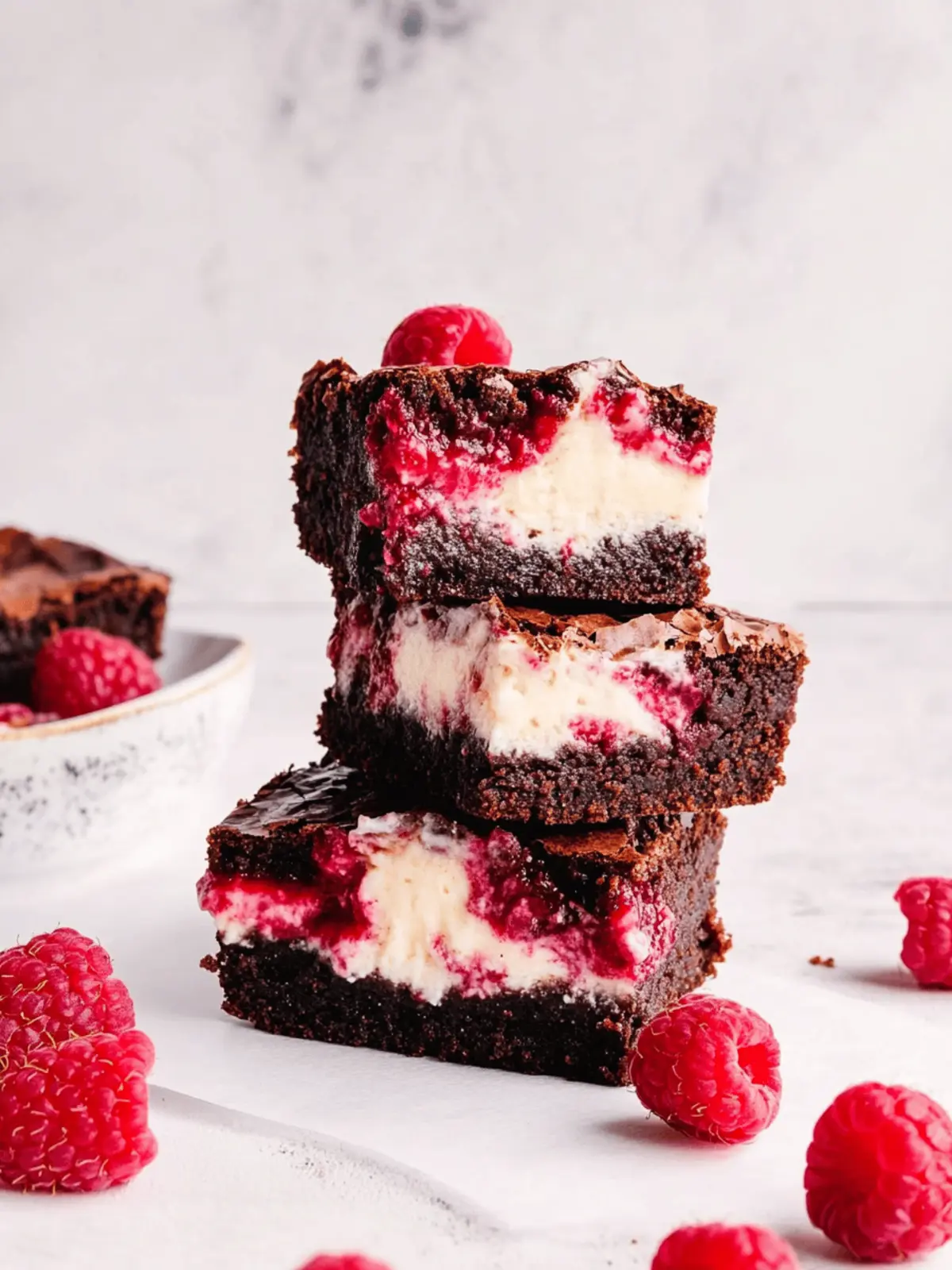 Decadent Raspberry Cheesecake Brownies You Can t Resist 2 Raspberry Cheesecake Brownies