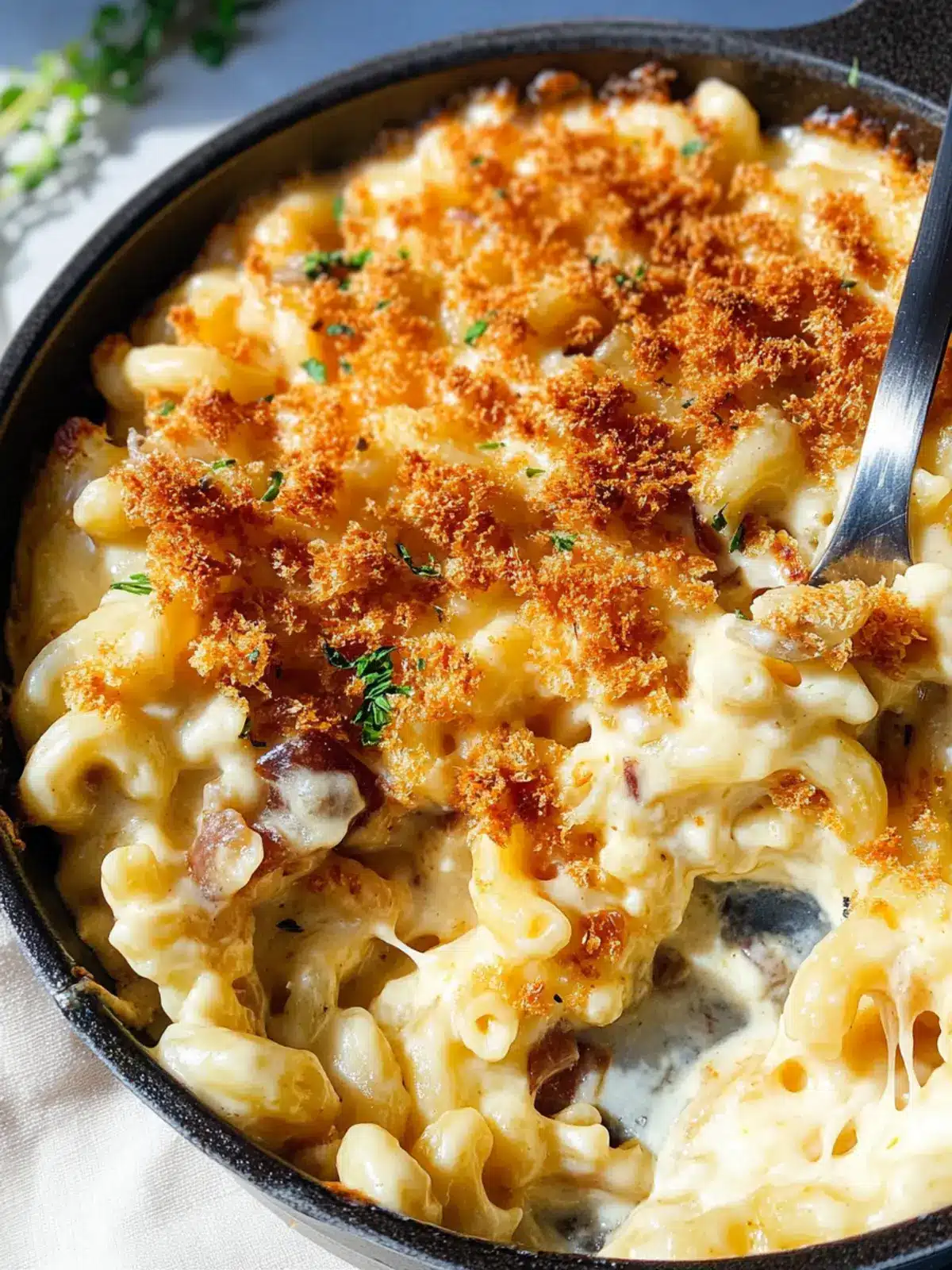 Decadent French Onion Mac N Cheese for Ultimate Comfort 4 French Onion Mac N Cheese