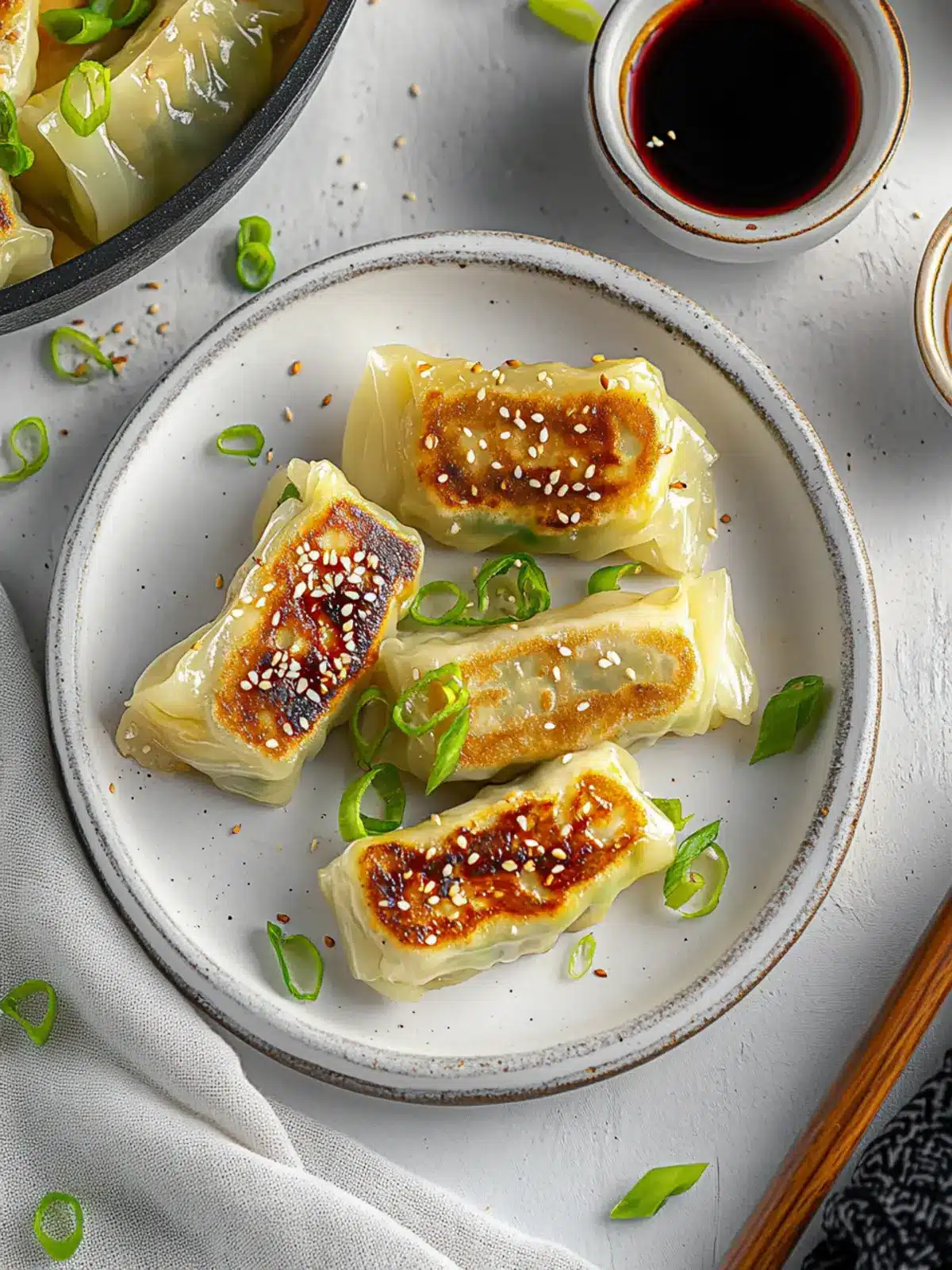 Delicious Wrapped Dumplings with Tofu: Light and Flavorful Delight 3 Wrapped Dumplings with Tofu