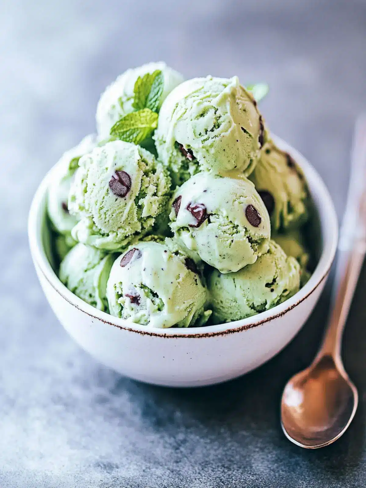 Dairy-Free Mint Chocolate Chip Ice-Cream You'll Crave! 3 Mint Chocolate Chip Ice-Cream