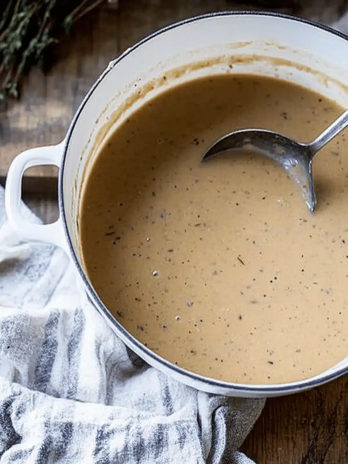 Make Ahead White Wine Gravy for Effortless Holiday Meals 4 Make Ahead White Wine Gravy