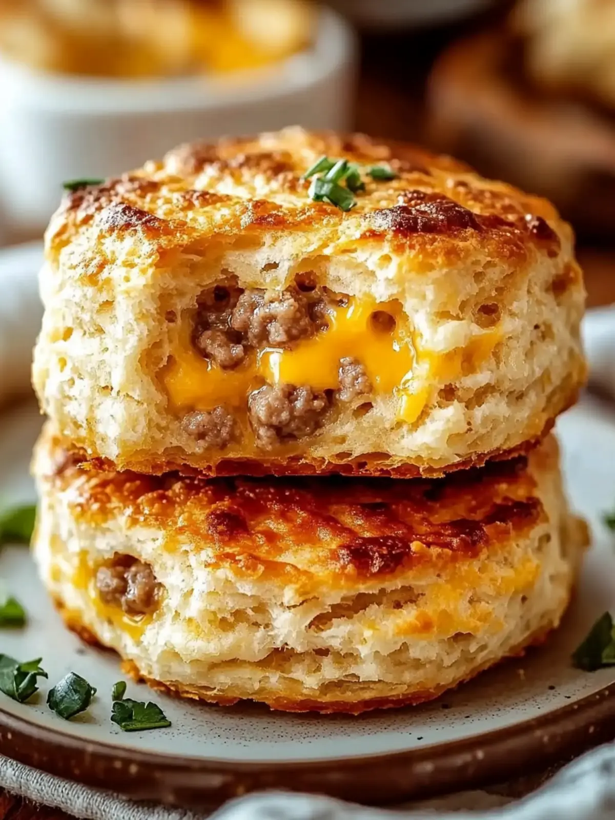 Savor Sausage Cheese Butter Swim Biscuits for Ultimate Comfort 3 Sausage Cheese Butter Swim Biscuits