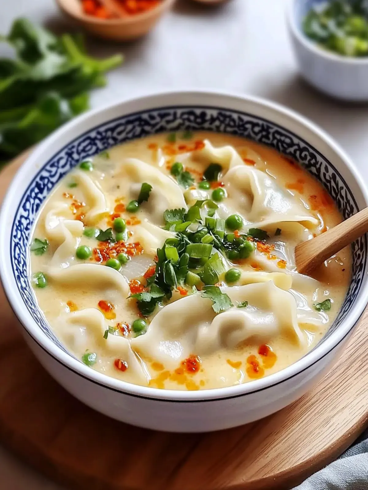 Cozy Up with Creamy Potsticker Soup for Ultimate Comfort 4 Creamy Potsticker Soup