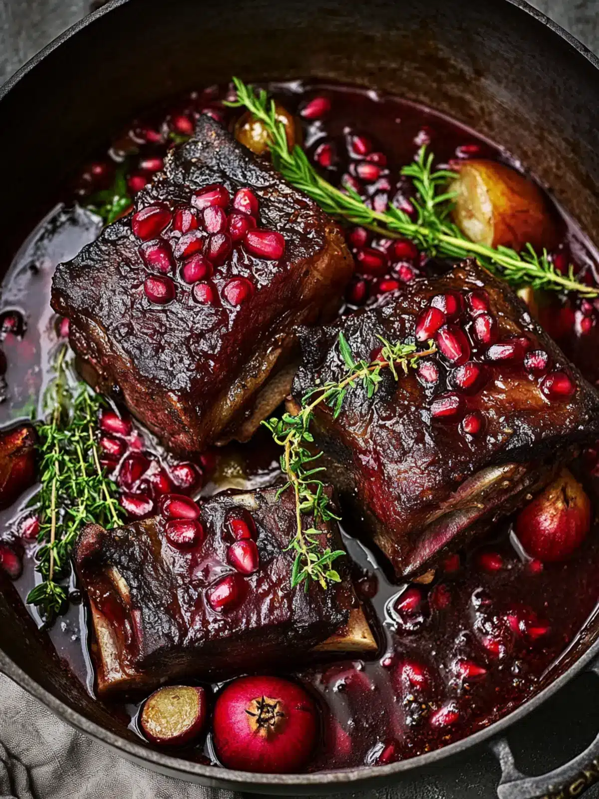 Savory Red Wine & Pomegranate Short Ribs for Cozy Nights 3 Red Wine & Pomegranate Short Ribs