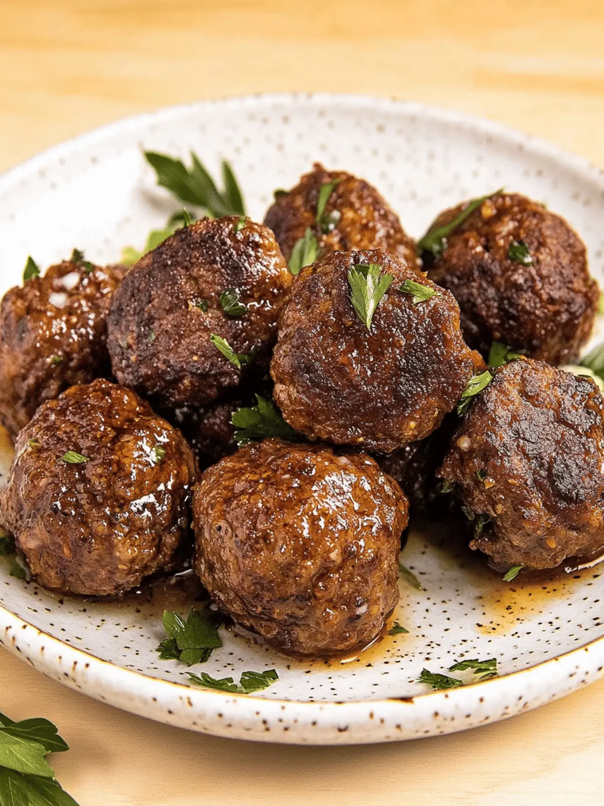 Savory Bison Meatballs with Cranberries and Wild Rice Bliss 2 Bison Meatballs