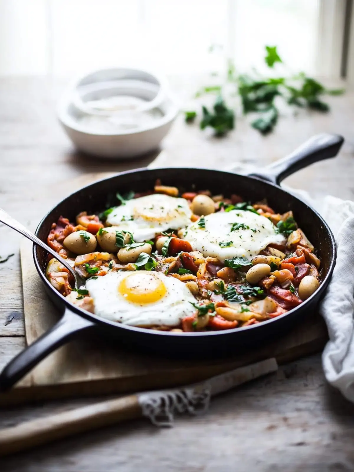 Healthy Italian Breakfast Recipe for a Tuscan Farmers Feast 4 Italian Breakfast Recipe ( Tuscan Farmers Breakfast)
