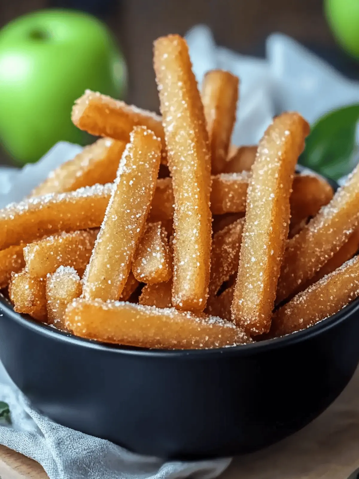 Crispy Air Fryer Apple Fries: Guilt-Free Sweet Crunch Delights 4 Crispy Air Fryer Apple Fries